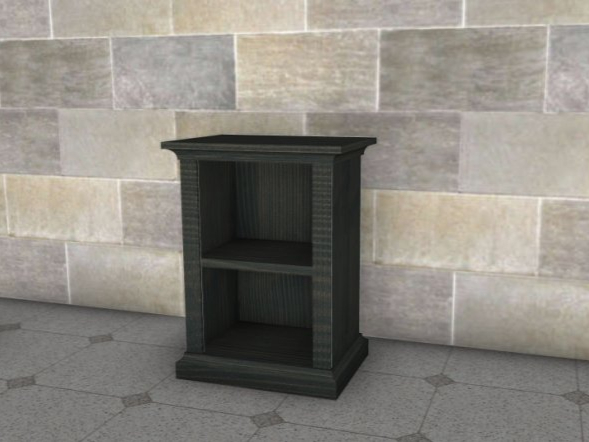 Noční stolek Victorian - Dub - Zásuvka: Ne, Odstín: 3119 - silk grey