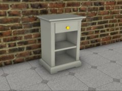 Noční stolek Victorian z masivního dřeva