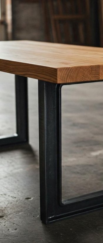 Jídelní stůl Top Industrial - Rozměry: 160 x 80 x 75