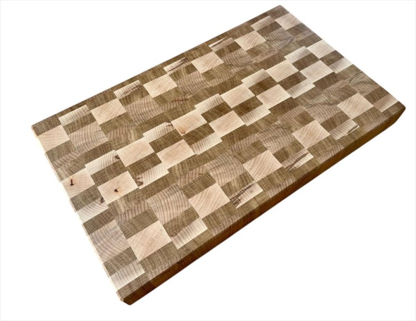 Kuchyňské prkénko z tvrdého masivního dřeva (dub/buk)